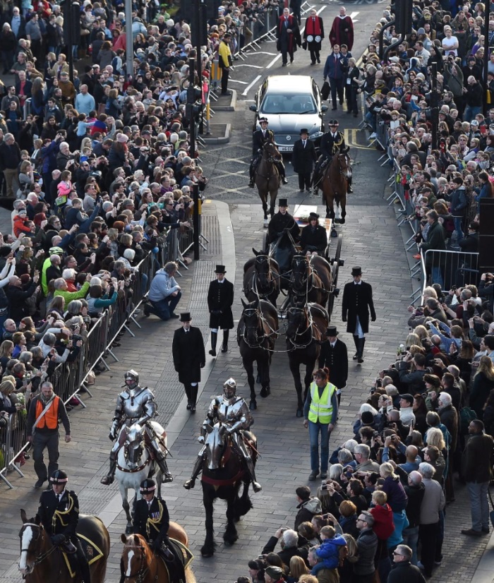 Richard III funeral procession - 2015